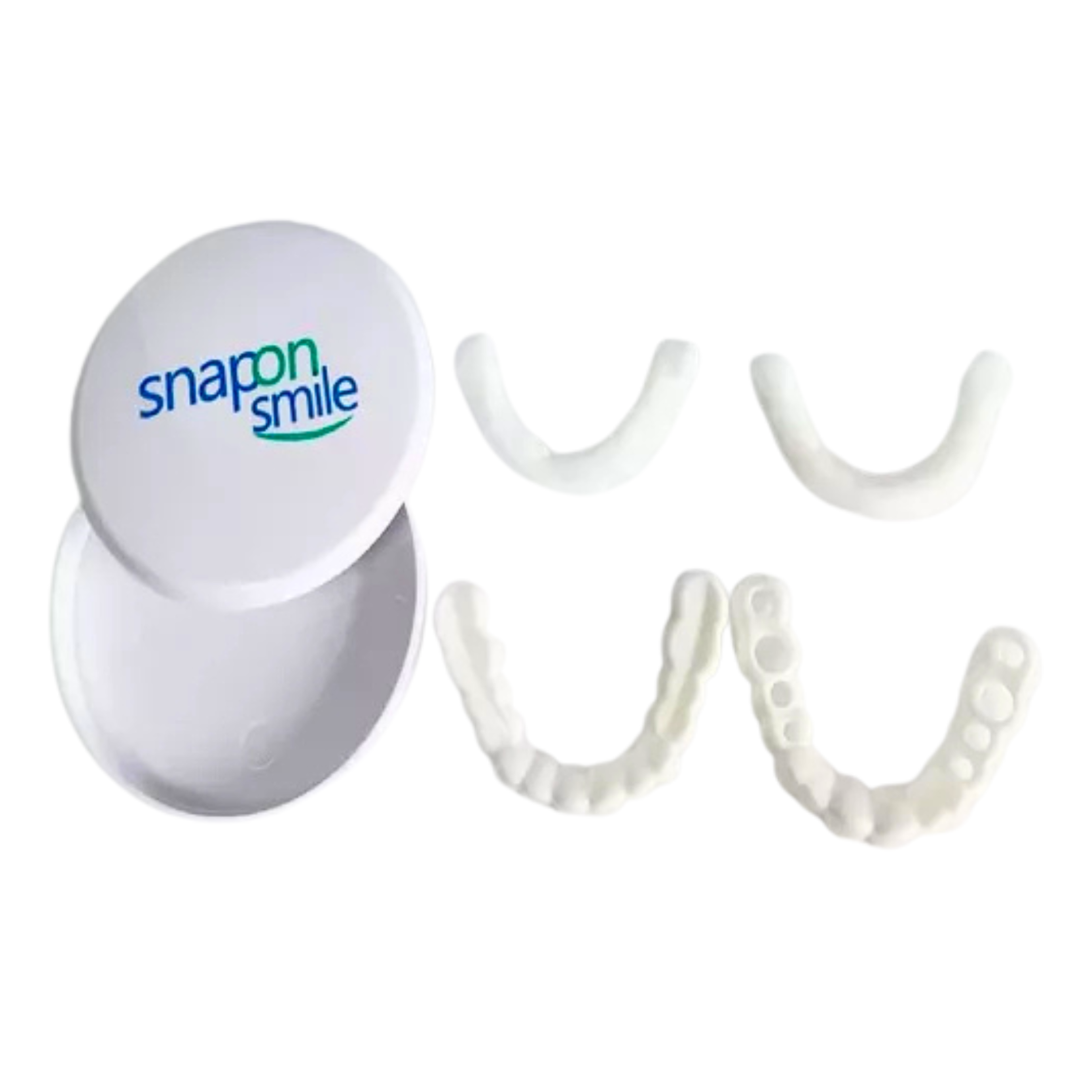 2Carillas Postiza Dentadura SnapOn Smile