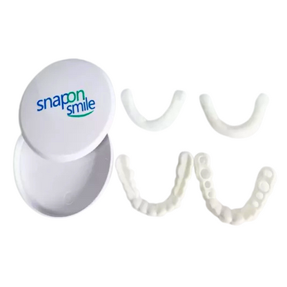 2Carillas Postiza Dentadura SnapOn Smile