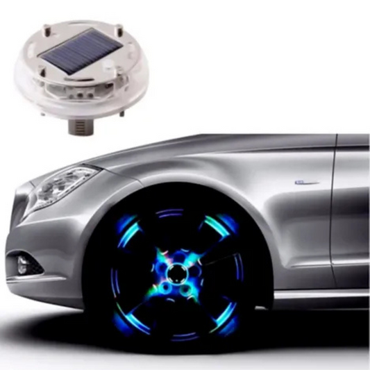 Luz Solar LED Para Rueda de Auto